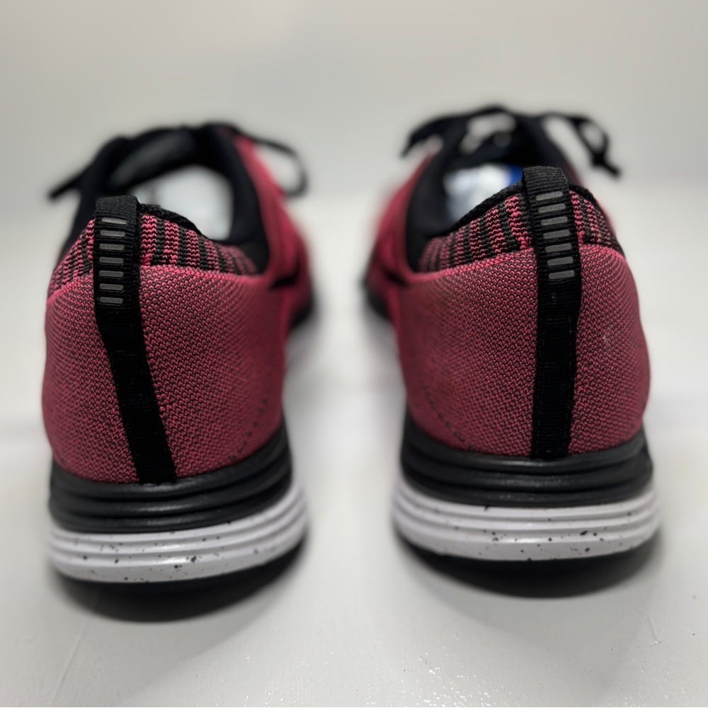 Nike Flyknit One+ Men’s Size 13 Pink Flash Black Lightweight Running Shoes - Picture 6 of 10